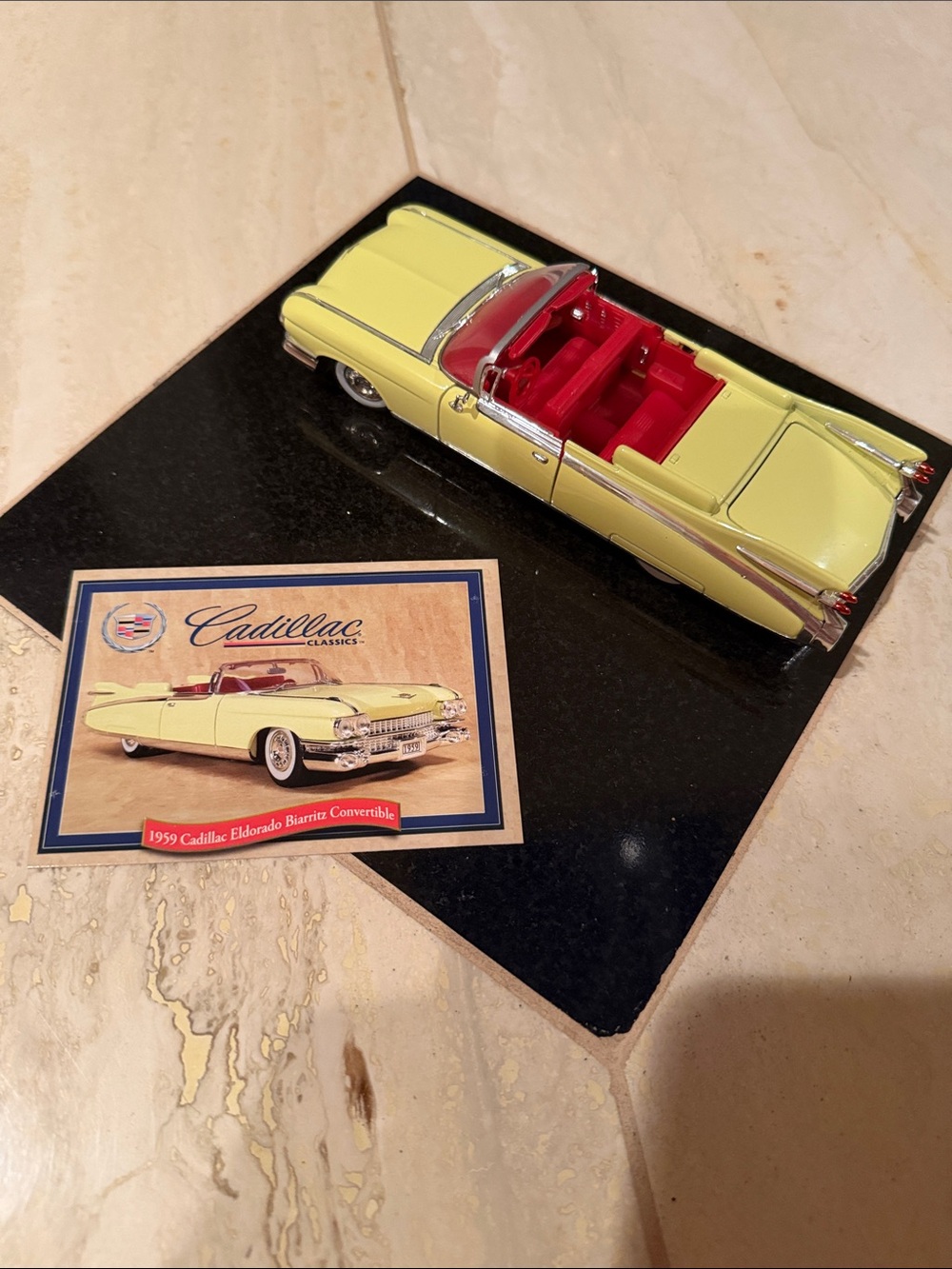 Vntg Diecast 1959 Cadillac Eldorado Biarritz Convertible, National Motor Museum